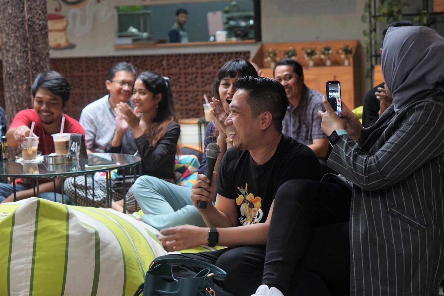 Valent shares his thoughts in a discussion on "What is Love?"